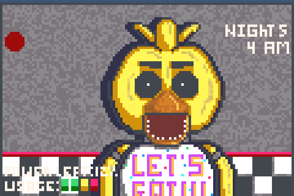 FNaF Chica, Pxl Pixel Art