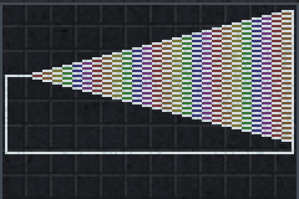 Rainbow 12345 Pixel Art