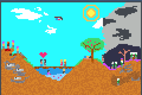 A Normal Park Pixel Art