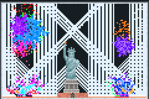 frth ofjuly Pixel Art