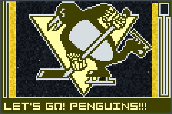 PGH Penguins Pixel Art