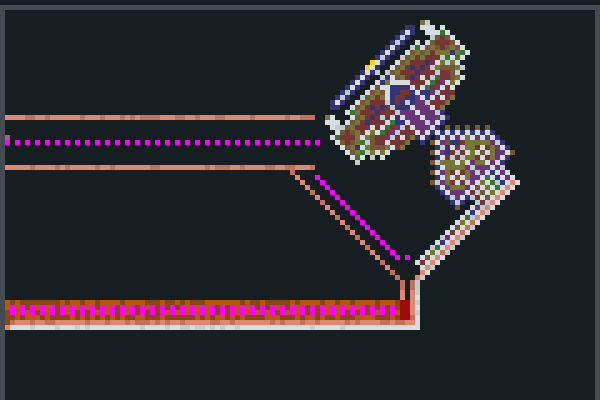 figther plane A Pixel Art