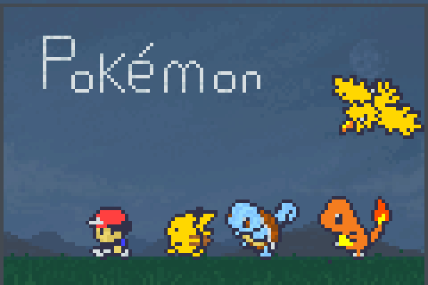 8 bit Pokemon Pixel Art