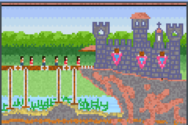 Kingdom Castle Pixel Art