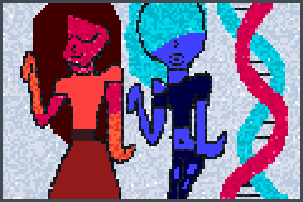 Dna Swap Gems Pixel Art