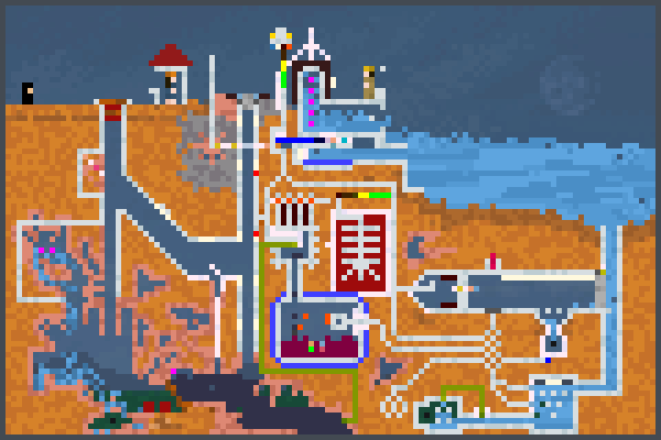 Piping facility Pixel Art