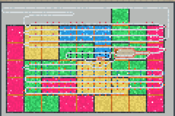 THOMPKIN TETRIS Pixel Art