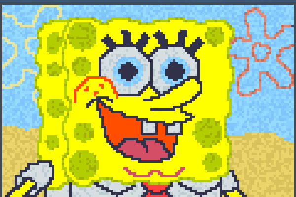  Spongebob 2 Pixel Art