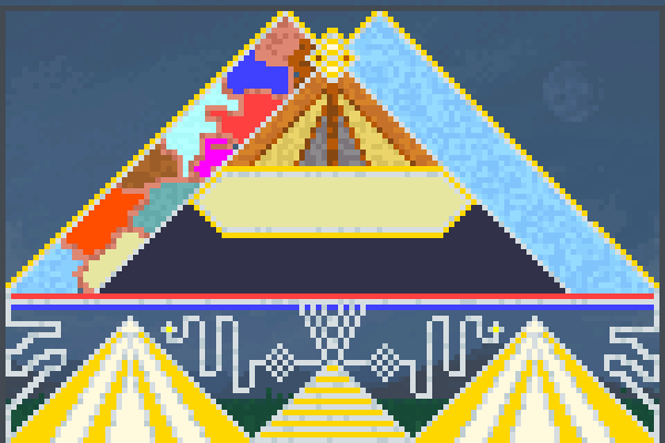 pyramid play Pixel Art