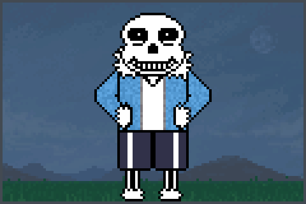 Undertale(Sans) Pixel Art