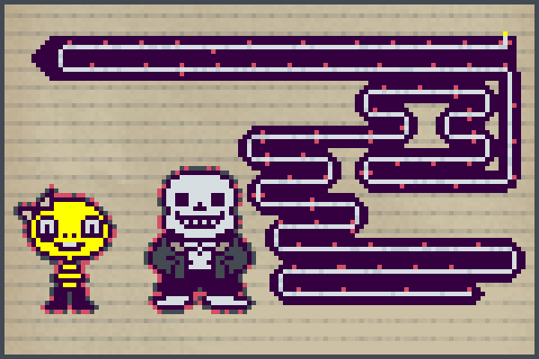 Undertale Cover Pixel Art