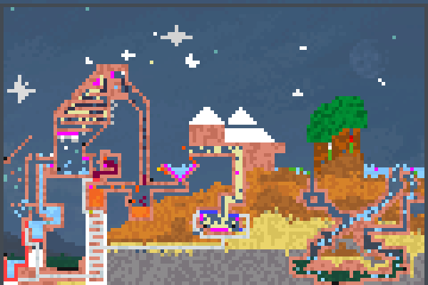 wonderland Pixel Art