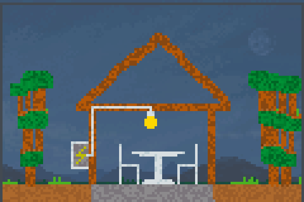 SimpleWoodHouse Pixel Art