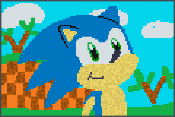  S O N I C ... Pixel Art