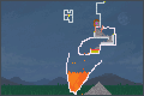 lava farme Pixel Art