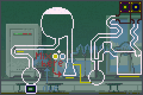 easy laboratory Pixel Art