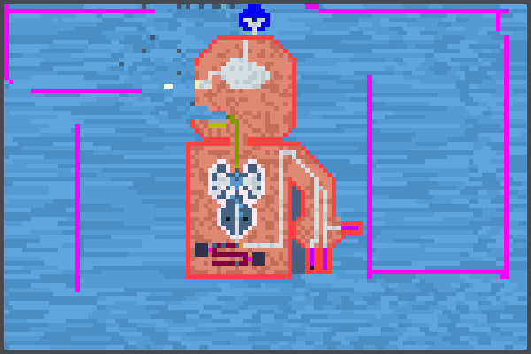 robo humano Pixel Art