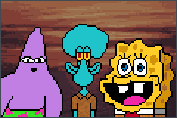 Spongebooby Pixel Art