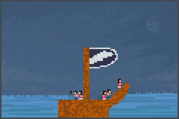 time to sail Pixel Art