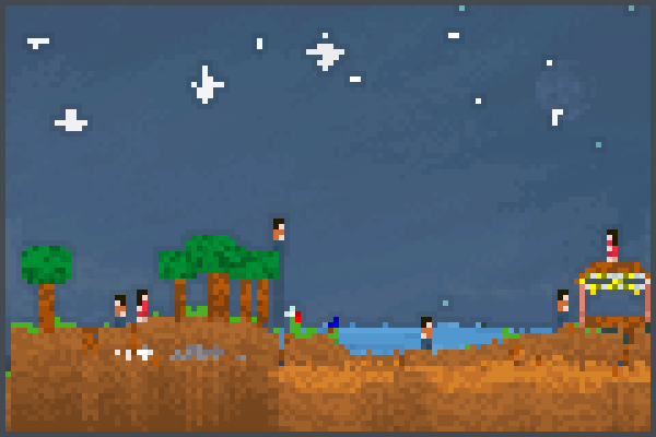 humans forest Pixel Art