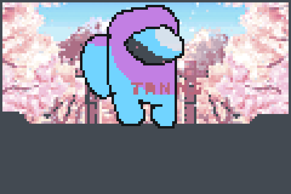 trans amugus in Pixel Art