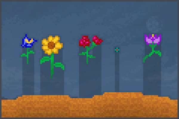 new flower plus Pixel Art