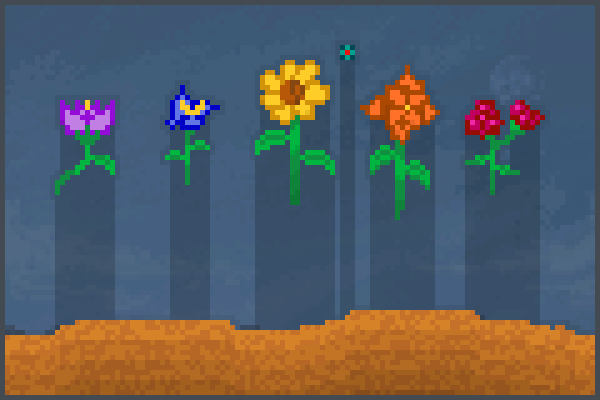 new flowers Pixel Art