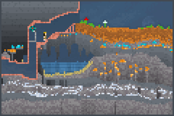 JEWELS MINES Pixel Art