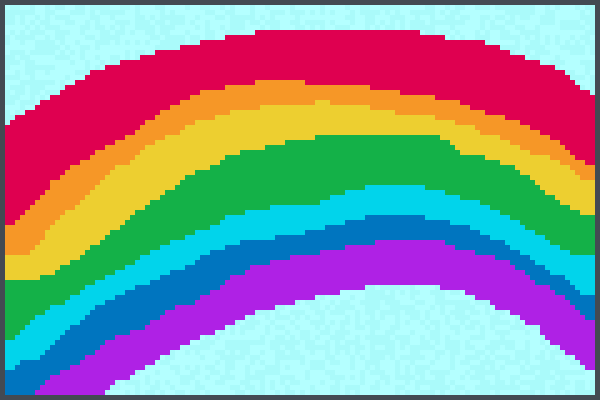 rainbow by cnos Pixel Art