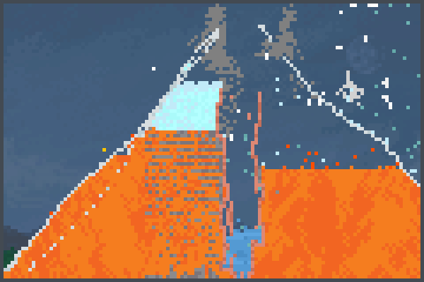 Volcano mark.1 Pixel Art