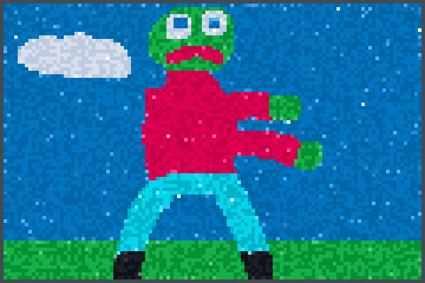 undead dude Pixel Art