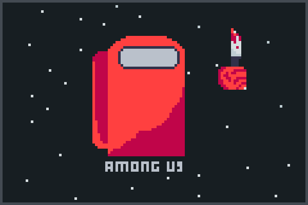 among us beta Pixel Art