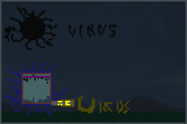 new virus drop Pixel Art