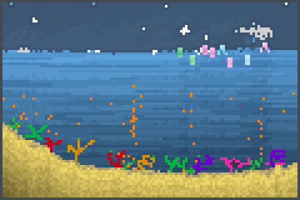  coral reef dfr Pixel Art