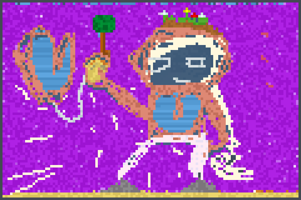 bonita da selva Pixel Art