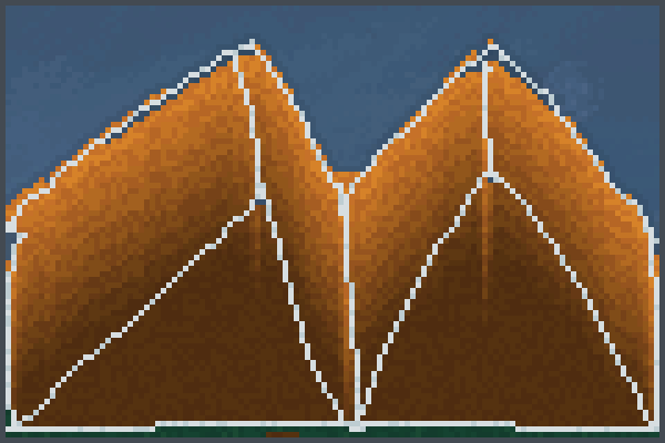 2 Spikes Pixel Art