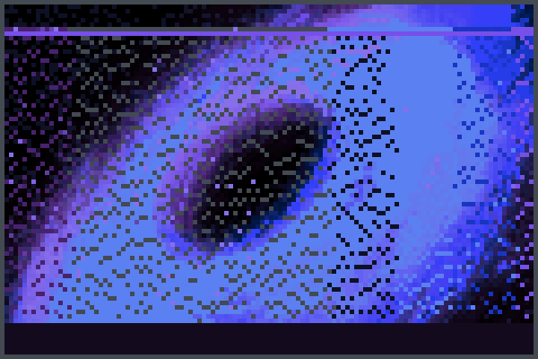 Cosmic Rainbow Pixel Art