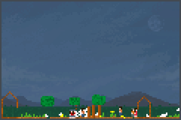 uqbqwi village Pixel Art