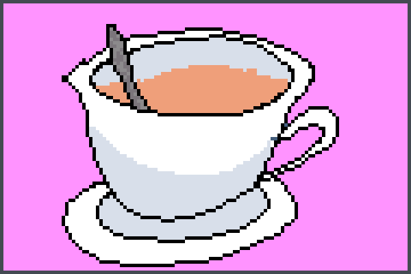 tasse de the Pixel Art