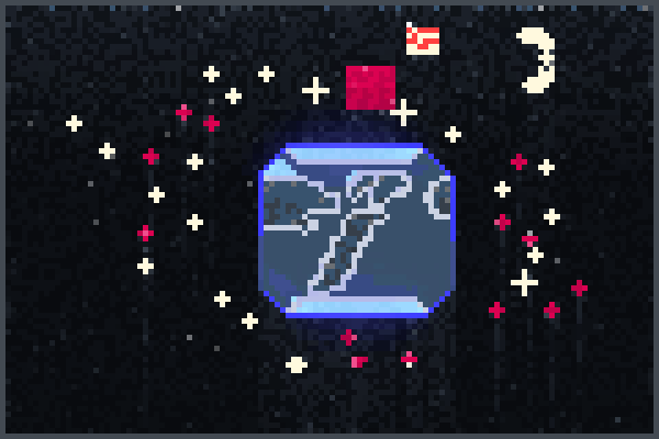 away from eath Pixel Art