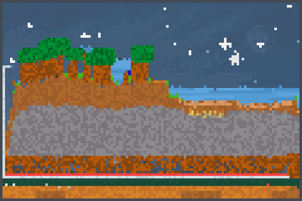 tomber la terre Pixel Art