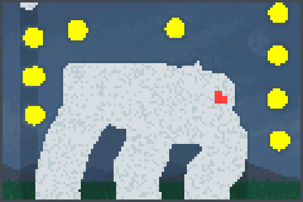 un moustro =v Pixel Art