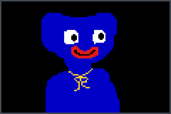 Huggy wuffy Pixel Art