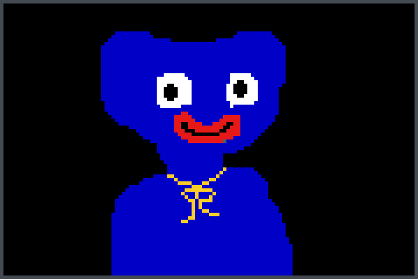 Huggy wutty Pixel Art