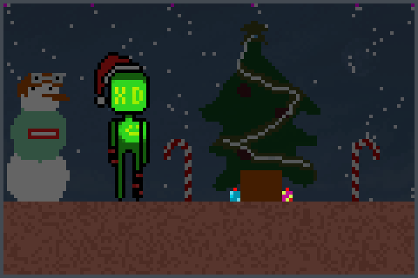 Merry holiday  Pixel Art