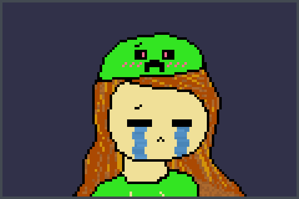 Creeper girl 1 Pixel Art