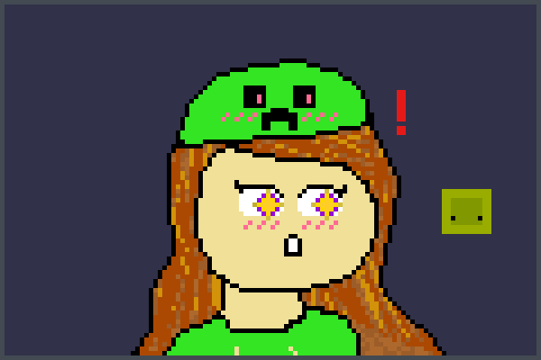 Creeper girl 2 Pixel Art