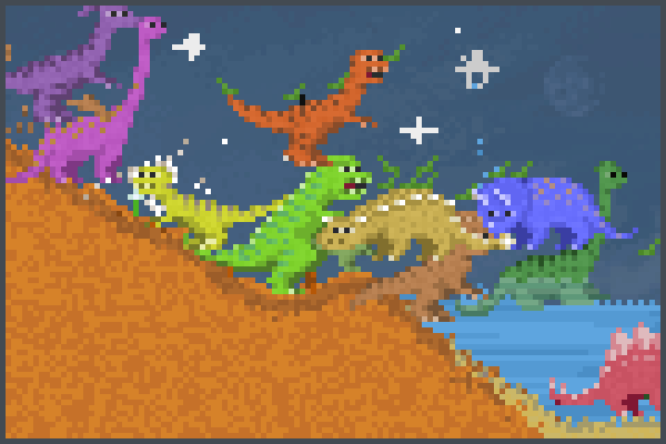 Reptile world Pixel Art