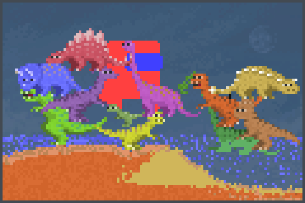 among us reptil Pixel Art