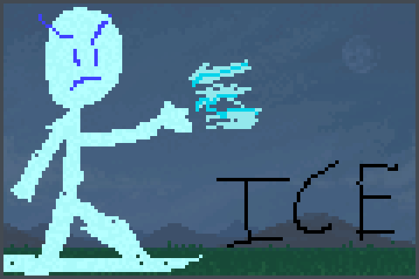  Element Ice 1 Pixel Art